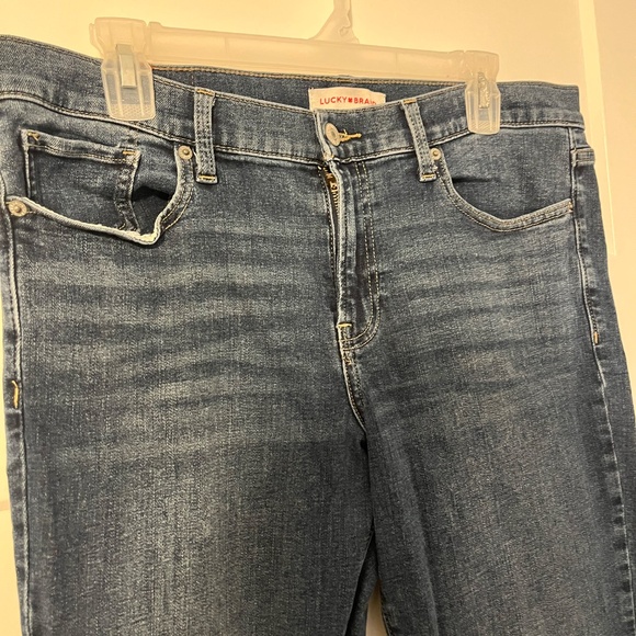 Lucky Brand Jeans Women's Size 14/32 A Blue Denim Sweet Boot Mid-Rise Stretch - Picture 2 of 12